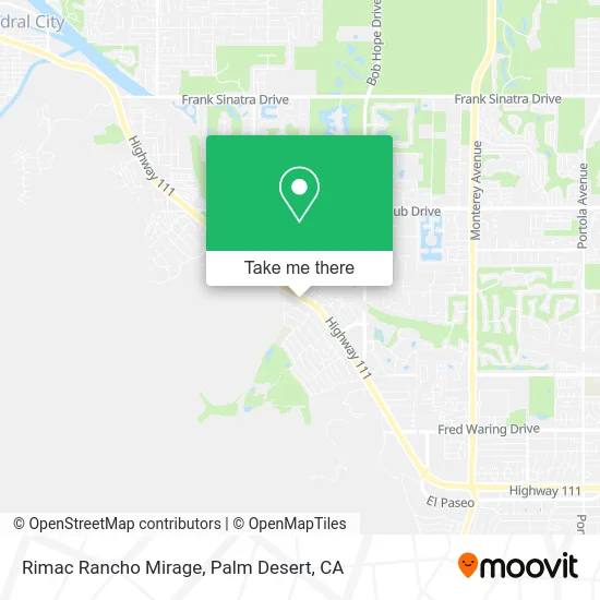 Rimac Rancho Mirage map
