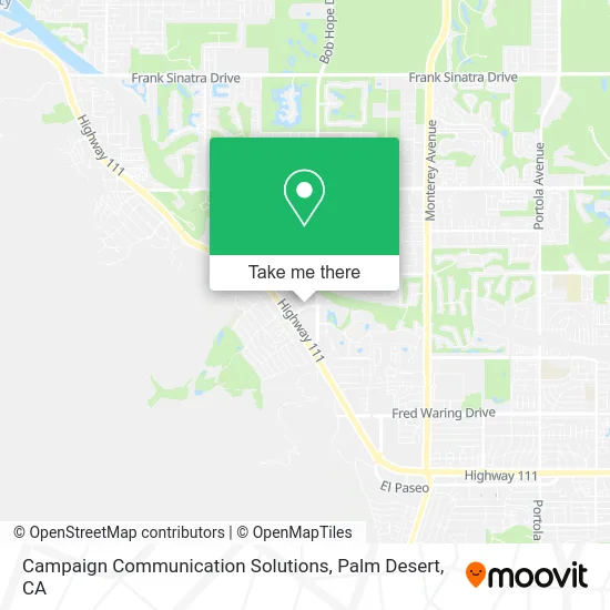 Campaign Communication Solutions map