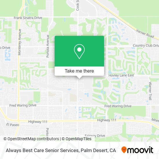 Mapa de Always Best Care Senior Services