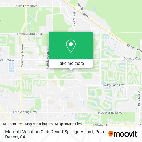Marriott Vacation Club-Desert Springs Villas I map