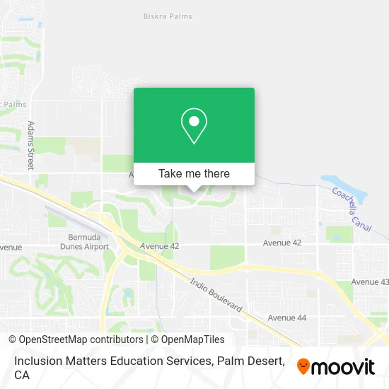 Inclusion Matters Education Services map