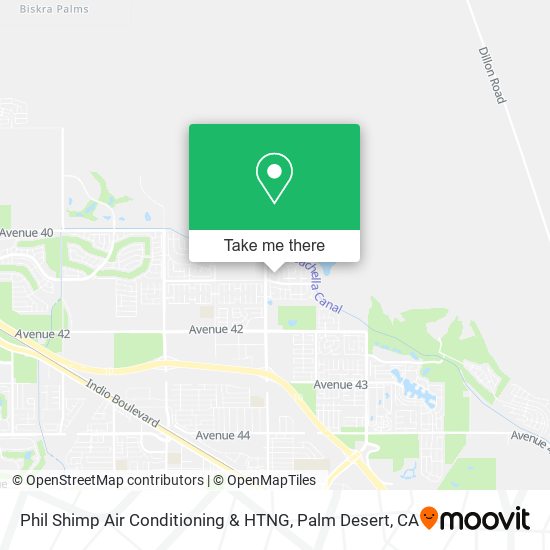 Phil Shimp Air Conditioning & HTNG map