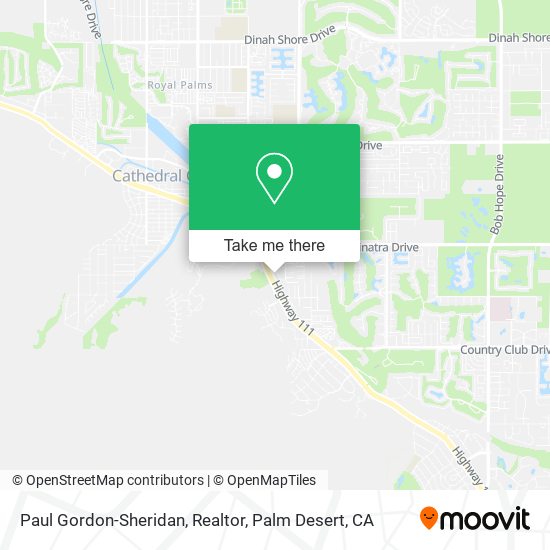 Paul Gordon-Sheridan, Realtor map