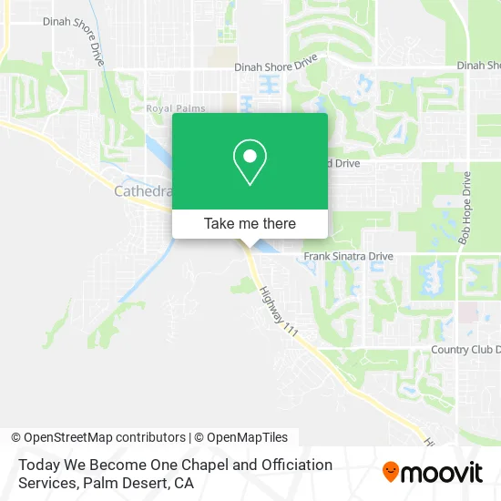 Mapa de Today We Become One Chapel and Officiation Services