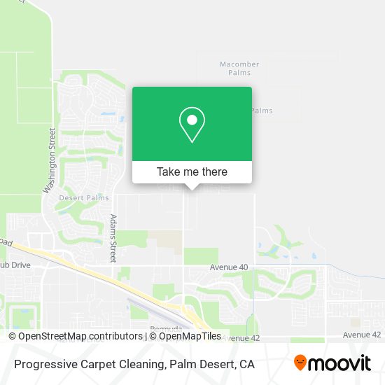 Mapa de Progressive Carpet Cleaning