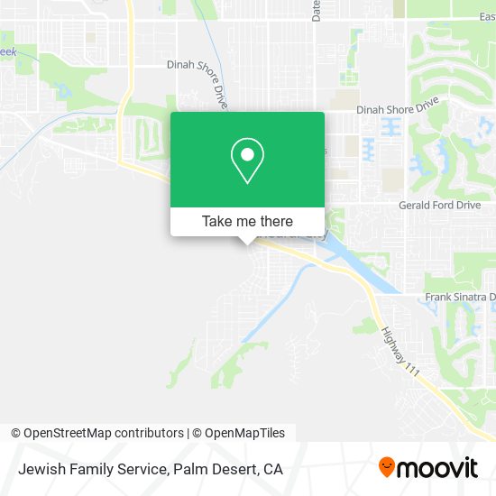 Mapa de Jewish Family Service