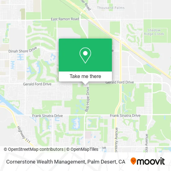 Cornerstone Wealth Management map