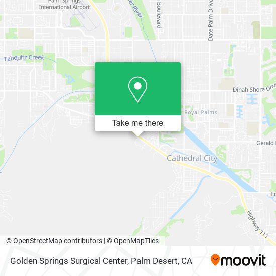 Golden Springs Surgical Center map