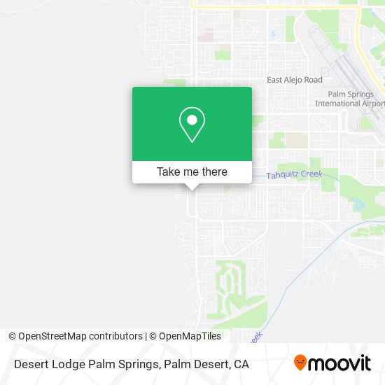 Desert Lodge Palm Springs map