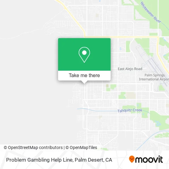 Problem Gambling Help Line map
