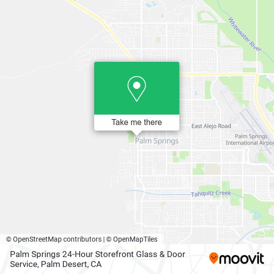 Mapa de Palm Springs 24-Hour Storefront Glass & Door Service