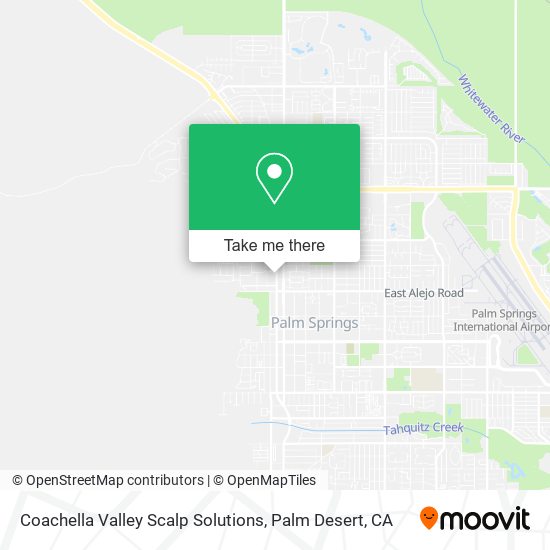 Coachella Valley Scalp Solutions map