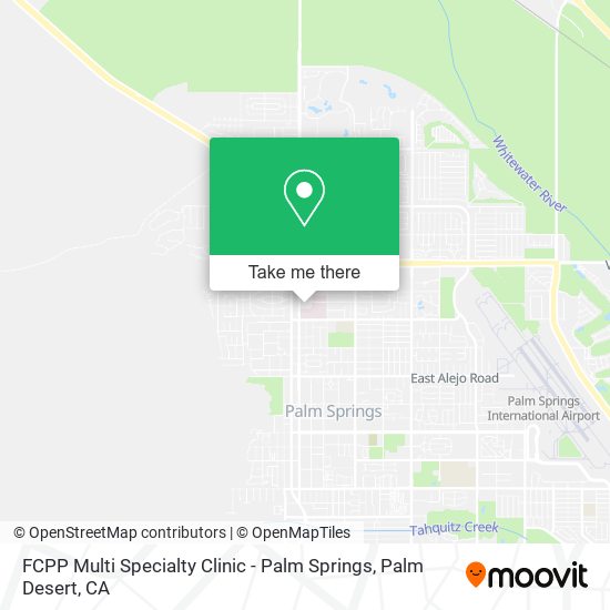 FCPP Multi Specialty Clinic - Palm Springs map
