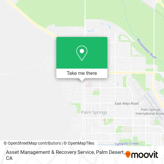 Asset Management & Recovery Service map