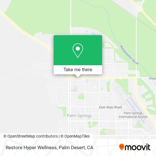 Mapa de Restore Hyper Wellness