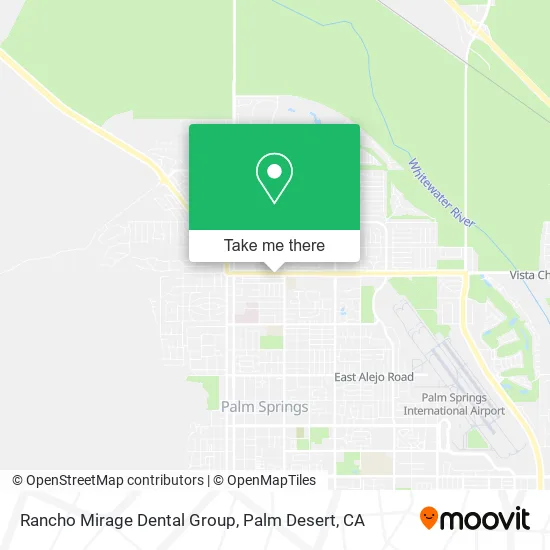 Rancho Mirage Dental Group map