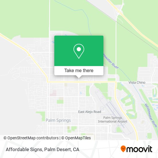 Affordable Signs map