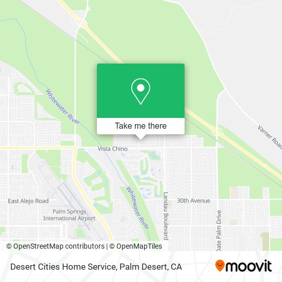 Desert Cities Home Service map