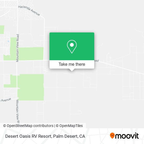 Mapa de Desert Oasis RV Resort