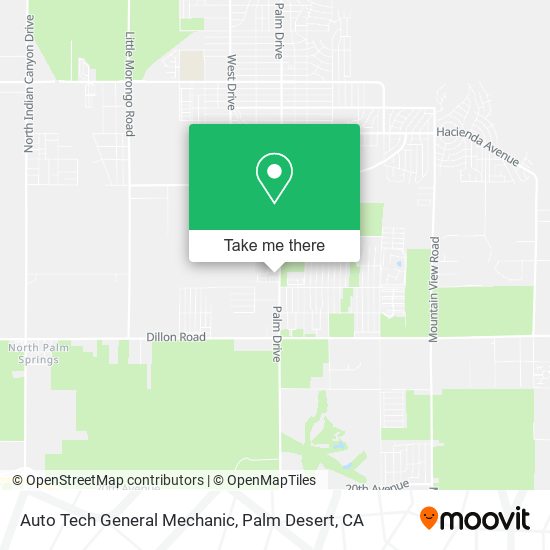 Mapa de Auto Tech General Mechanic