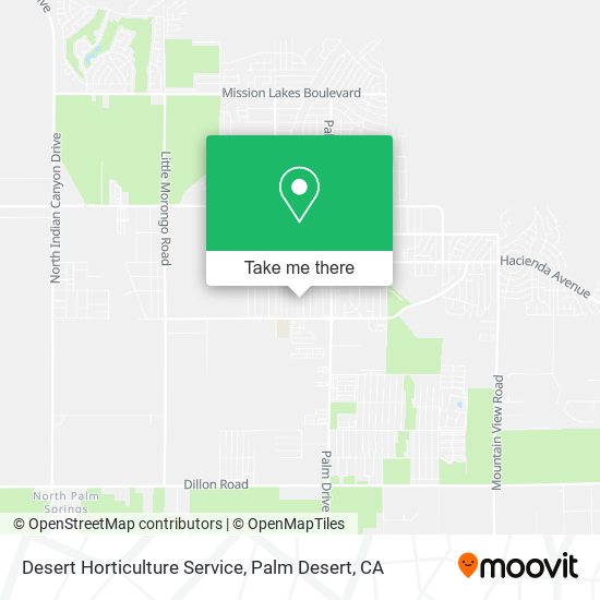 Desert Horticulture Service map