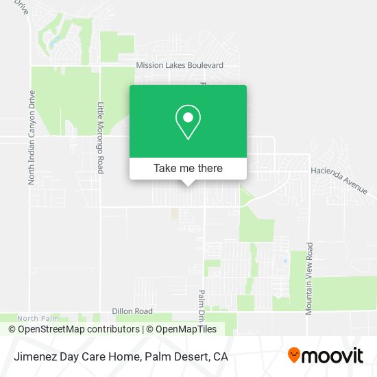 Jimenez Day Care Home map