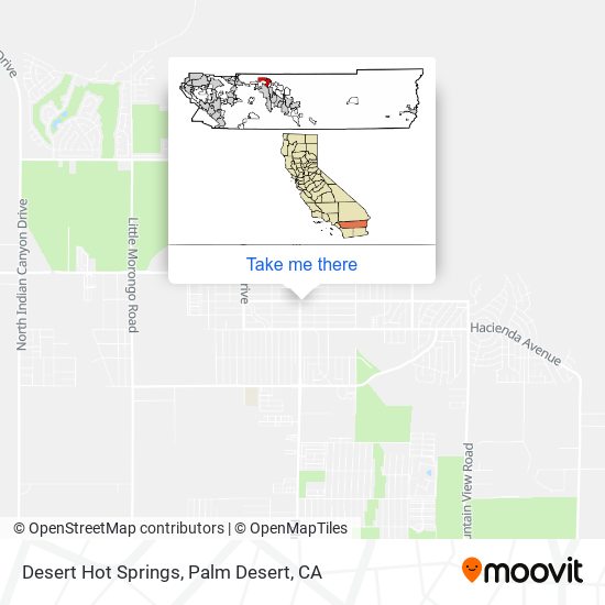 Desert Hot Springs map