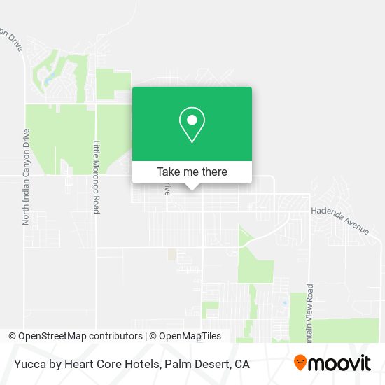 Yucca by Heart Core Hotels map