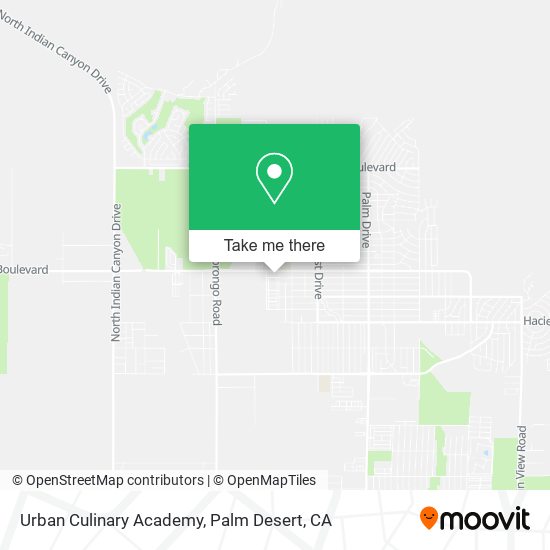 Urban Culinary Academy map
