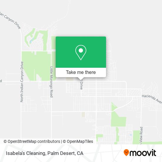 Isabela's Cleaning map