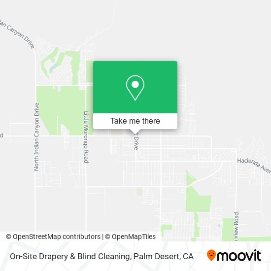 On-Site Drapery & Blind Cleaning map