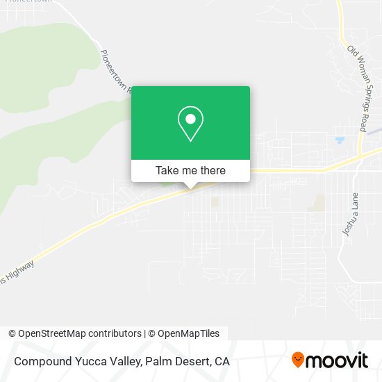 Compound Yucca Valley map