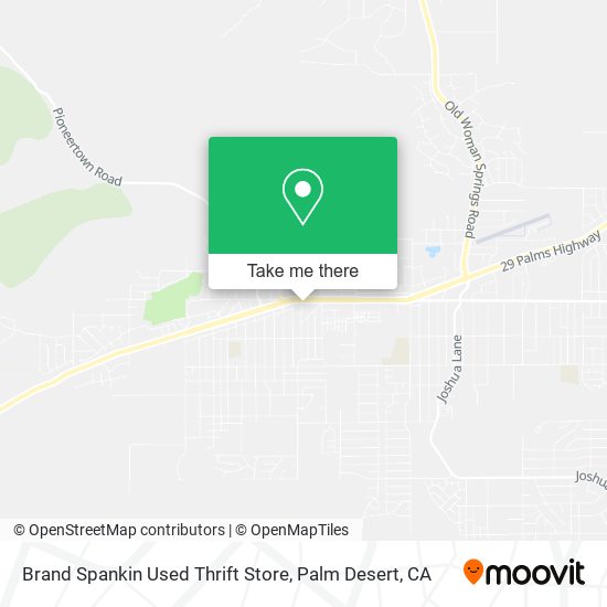 Mapa de Brand Spankin Used Thrift Store
