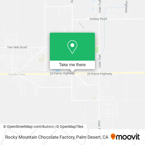 Rocky Mountain Chocolate Factory map