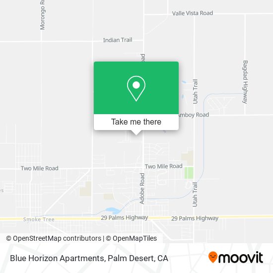 Blue Horizon Apartments map