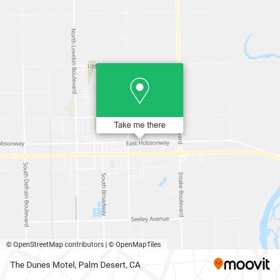 The Dunes Motel map