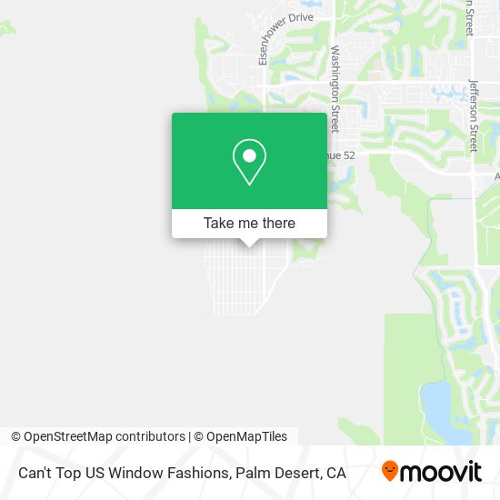 Can't Top US Window Fashions map