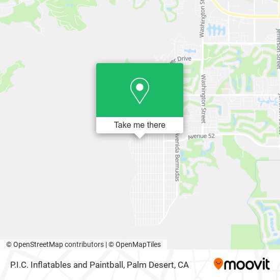 P.I.C. Inflatables and Paintball map