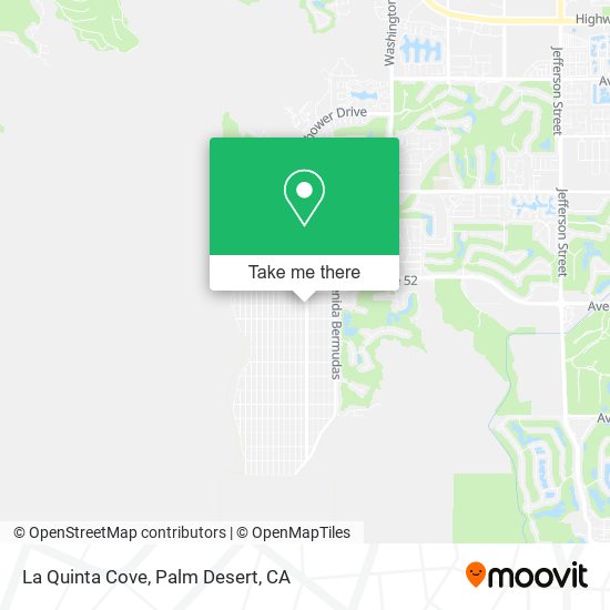 Mapa de La Quinta Cove