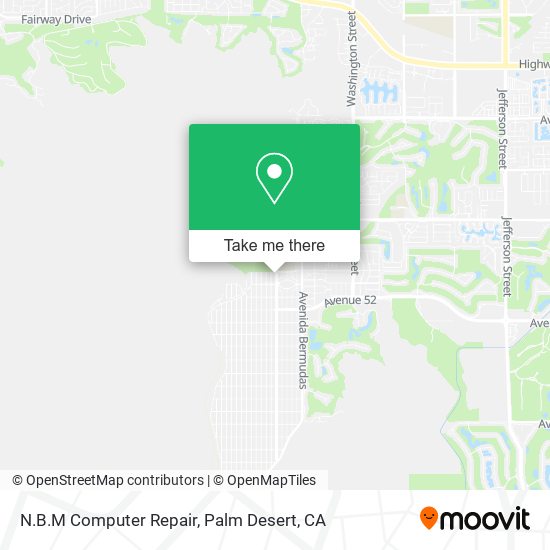 N.B.M Computer Repair map