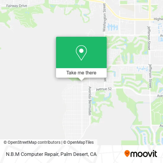 N.B.M Computer Repair map