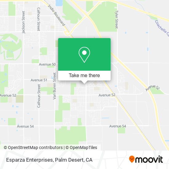 Mapa de Esparza Enterprises