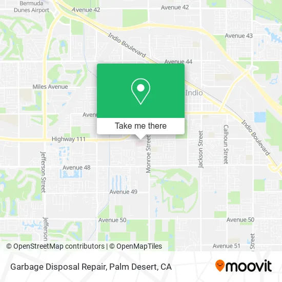 Garbage Disposal Repair map