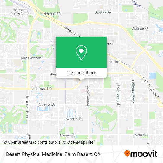 Desert Physical Medicine map