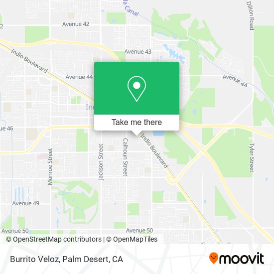 Burrito Veloz map