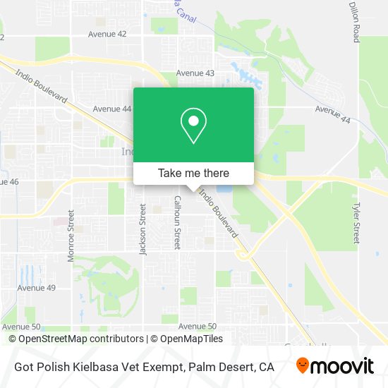 Mapa de Got Polish Kielbasa Vet Exempt