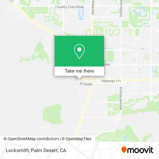 Locksmith map