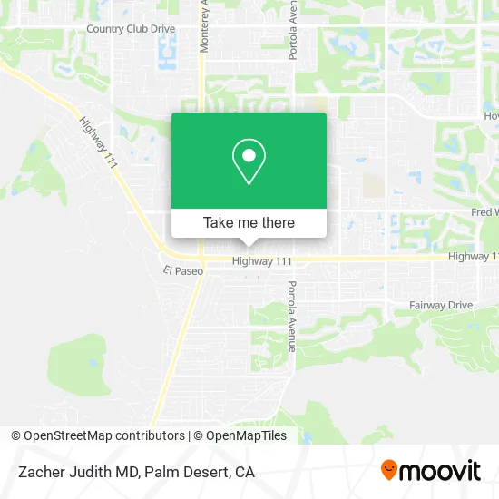Zacher Judith MD map