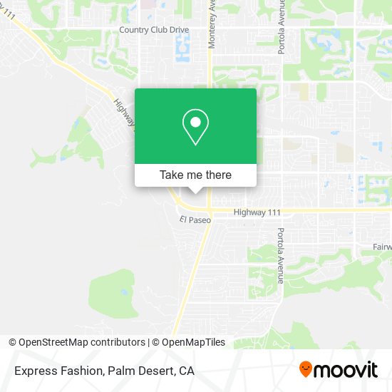 Express Fashion map