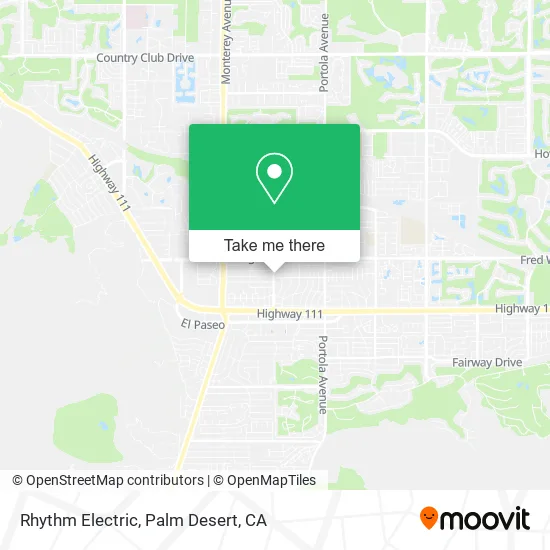 Rhythm Electric map